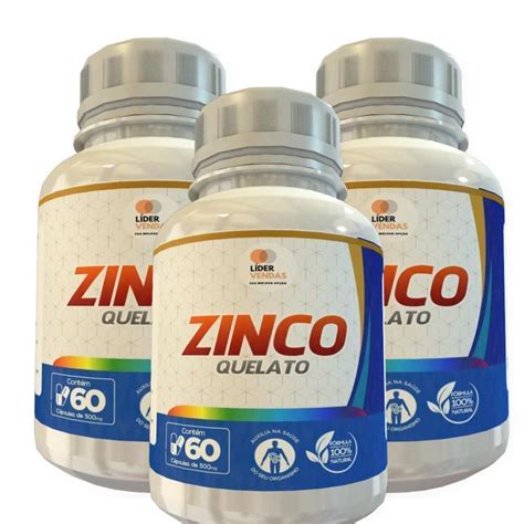 Zinco Quelato Mg C Psulas Kit Potes No Shoptime