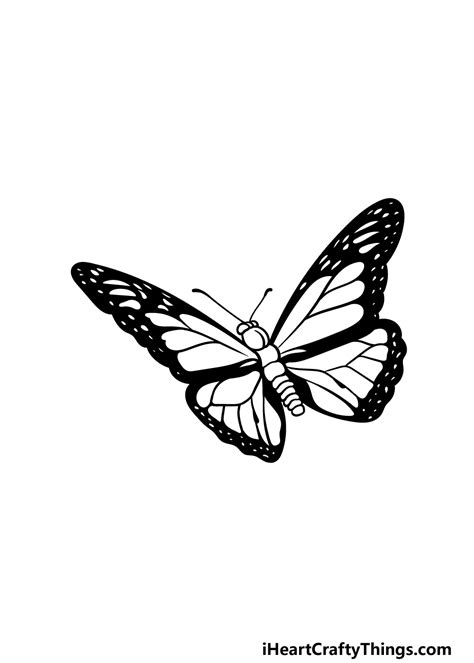 Unique Butterfly Drawings