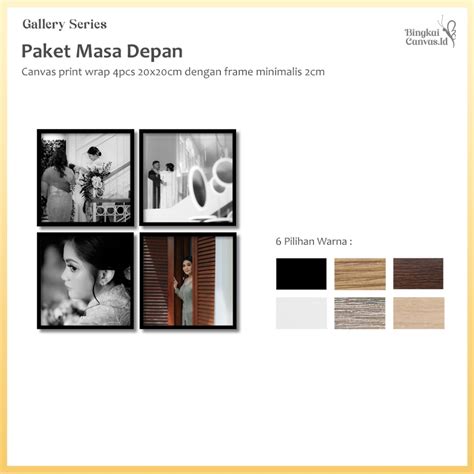 Jual Paket Masa Depan Cetak Foto Kanvas Frame Minimalis Cm Paket