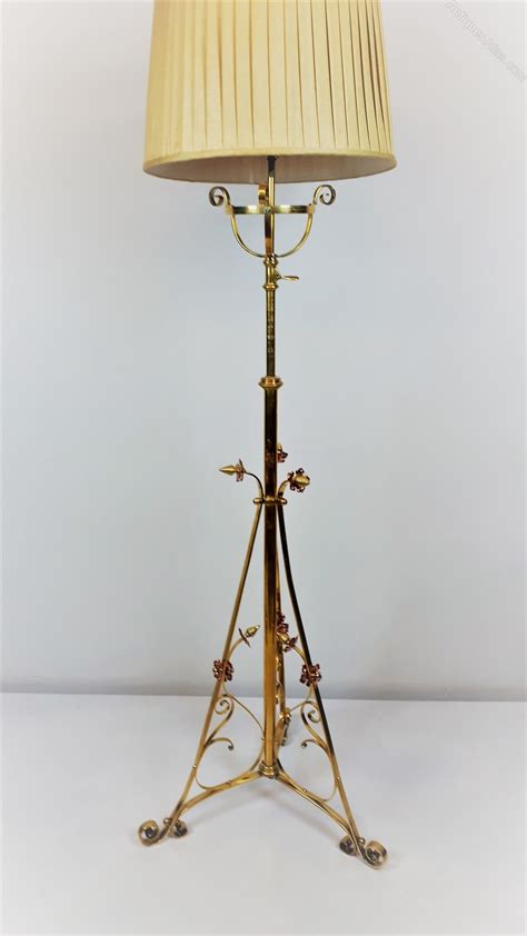 Antiques Atlas Arts Crafts Adjustable Floor Lamp