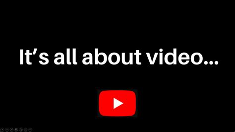 It's all about video...