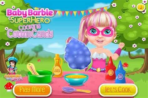Baby Barbie Cooking Cotton Candy Cooking Games Play Online Free