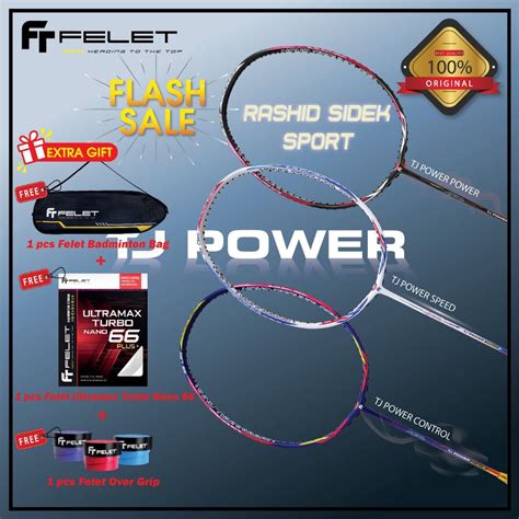 Felet Tj Power Power Control Speed Badminton Racquet U Racket