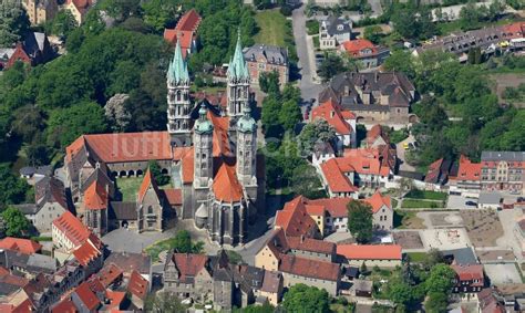 Luftaufnahme Naumburg Saale Kirchengeb Ude Des Domes In Der