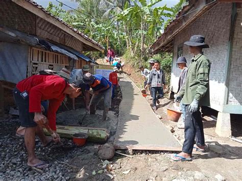 Pemdes Sindangresmi Tuntaskan Pembangunan Dari DD Tahap Satu 2023