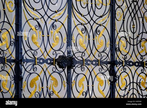 Ornate Wrought Iron Gates Hi Res Stock Photography And Images Alamy