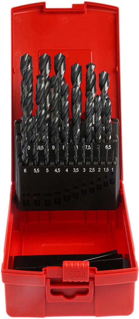 A190 204 Dormer Dormer 25 Piece Twist Drill Bit Set For Multi