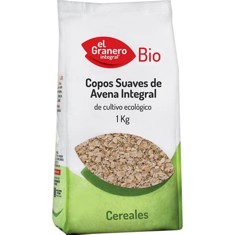 Comprar Bio copos suaves de avena integral de cultivo ecológico bolsa 1