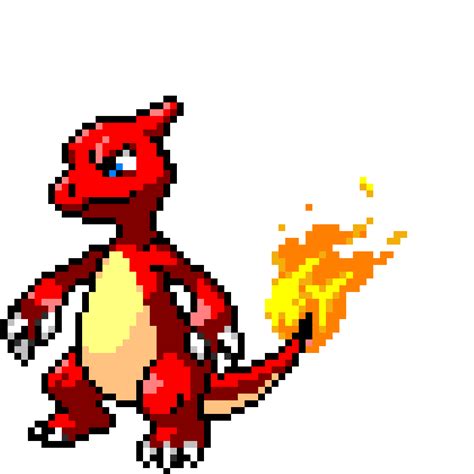 Charmeleon pixel art by drawz231 on DeviantArt