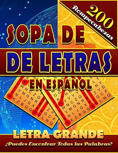 Buy Sopa De Letras En Espanol Letra Grande Spanish Word Search Book