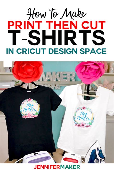 Print Then Cut Cricut Transfer T Shirts Jennifer Maker