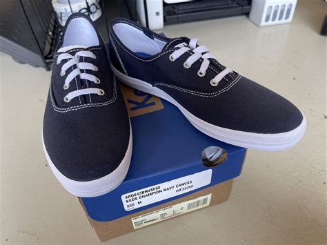 Pick Size Keds Womens Champion Navy Canvas Shoe Ebay