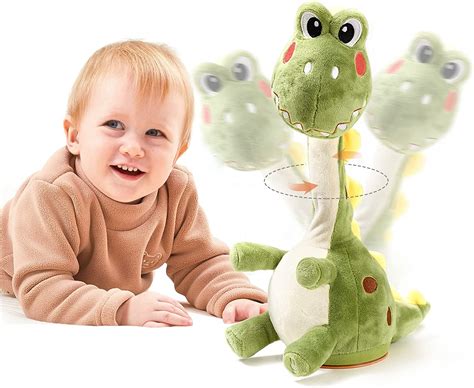 TUMAMA Dinosaurs Plush Interactive Baby Toys Similar To Dancing Cactus