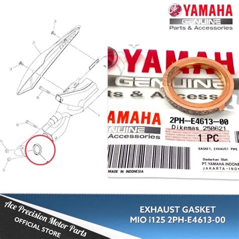 Exhaust Gasket I Gravis Gear Yamaha Original Ph E Lazada Ph