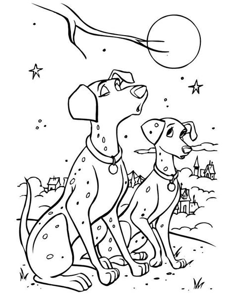 Pongo Dalmatians Coloring Clip Art Library