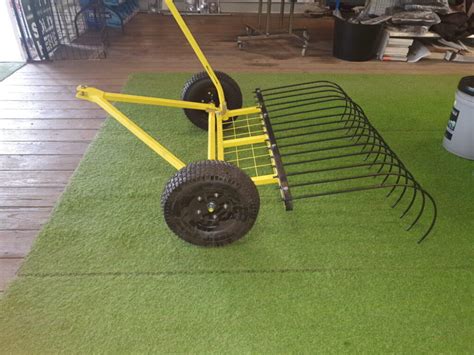 Ride-On Mower Tow Behind Stick Rake - HVTM