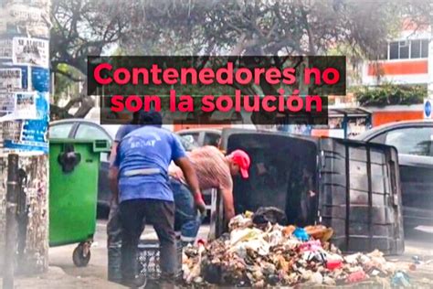 Los Contenedores Son Focos De Enfermedades Basura Se Acumula En Las