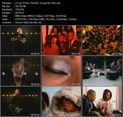 Jay Z Feat Pharrell Williams «excuse Me Miss Vob File