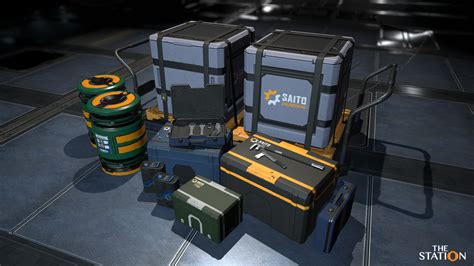 Artstation Sci Fi Crates