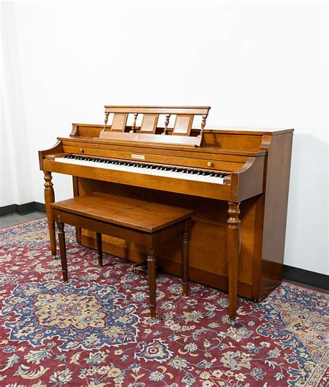 Baldwin Acrosonic Classic Upright Piano Satin Walnut Sn Reverb