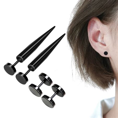 Aliexpress Buy Earrings Set For Men Stainless Steel Punk Gothic