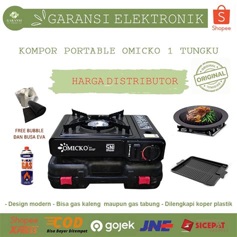 Jual Kompor Portable Tungku Omicko In Bubble Wrap Shopee Indonesia