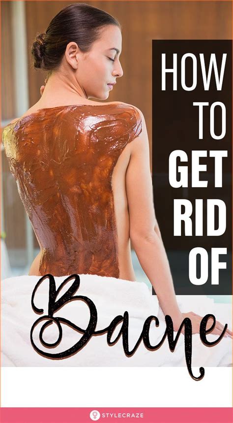 How To Get Rid Of Bacne For Good In 2021 Bacne Skin Care Steps Oily