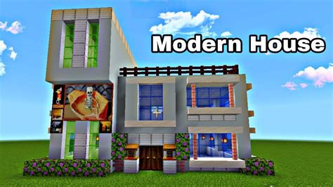 Minecraft Easy Unlimited Survival Modren House 🏡⚒️ Youtube