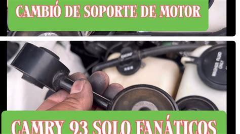 Como cambiar soporte de motor Camry 93 sólo para fanáticos de la