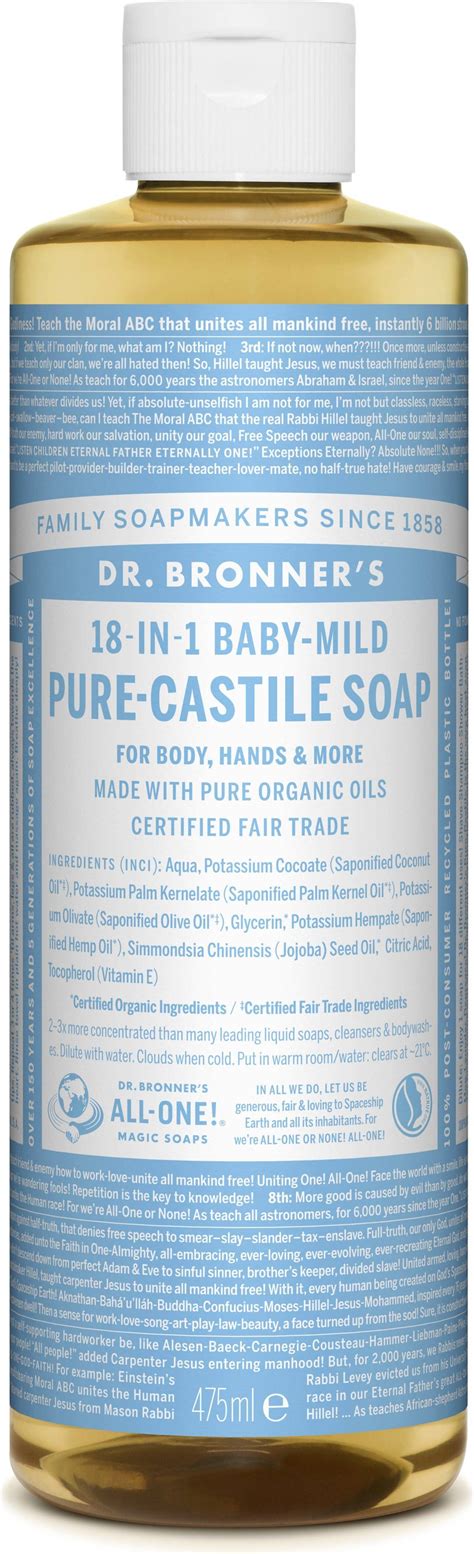 Dr Bronners Pure Castile Liquid Soap 473ml • Pris