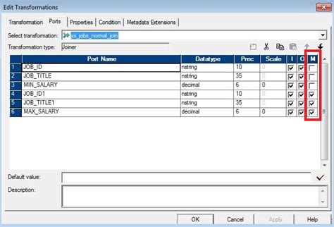 Joiner Transformation Normal Join Explore Informatica