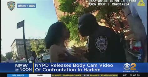 Nypd Releases Body Cam Of Harlem Altercation Cbs New York