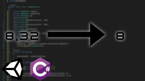 Convertir Une Variable Float Vers Int Avec Unity C Sharp YouTube