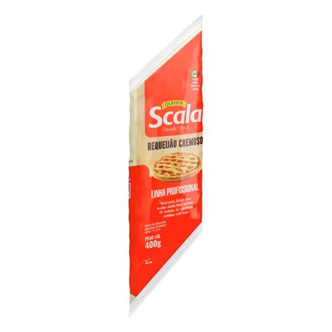 Requeijão Cremoso Scala Profissional Bisnaga 400g Hakuo Supermercados