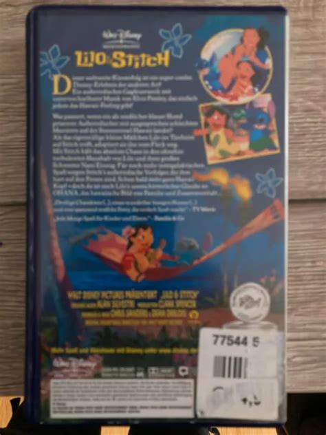 Walt Disney Masterpieces Lilo Stitch Vhs Hologram On