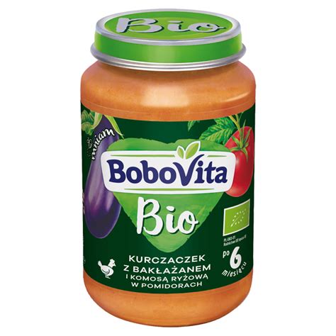 Bobovita Bio Kurczak Z Bak A Anem I Komos Ry Ow W Pomidorach Dla