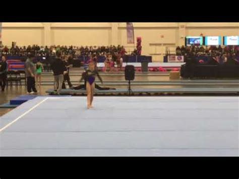 Lila Couture Elite Compulsory Floor Routine 2017 Myrtle Beach Cup