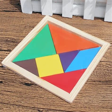 Casse tête en bois triangle Jeu Casse Tête