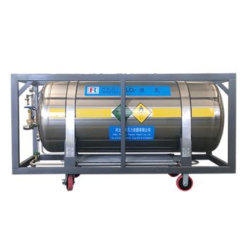 1000L Double Sets Horizontal Type Cryogenic Cylinder