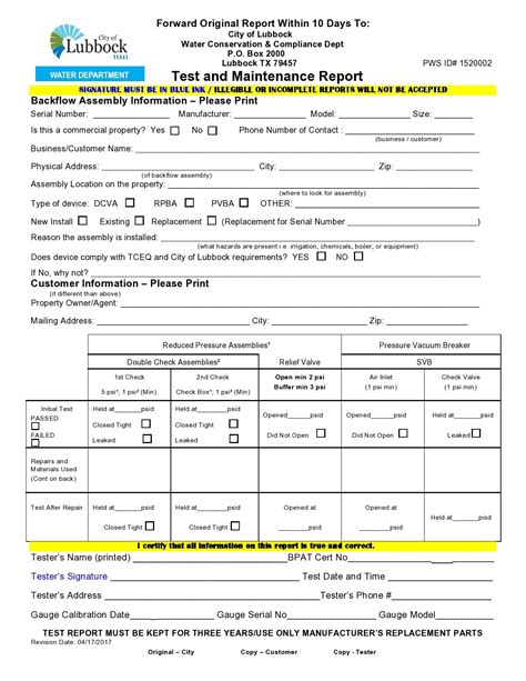 48 Editable Maintenance Report Forms Word Templatelab