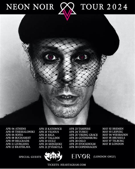 Ville Valo Tour 2024 Setlist Heddi Vivianne