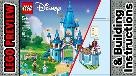 Preview Lego Disney Cinderella And Prince Charming S Castle