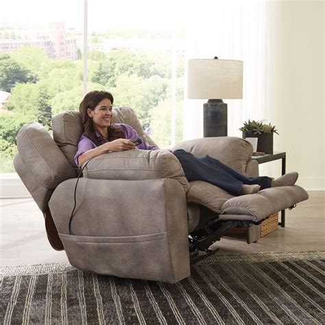 Flynn Power Lay Flat Recliner W Dual Heat And Massage Catnapper Furniture Cart