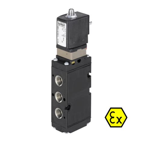 Bürkert Type 6519 servo assisted solenoid valve for pneumatics