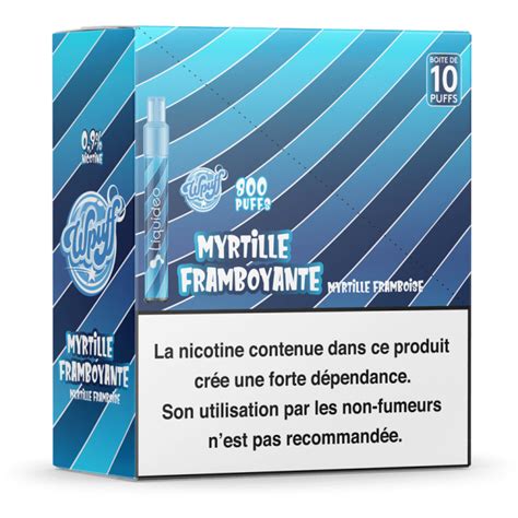 Bo Te De Wpuff Myrtille Framboise E Cigarette Puffs