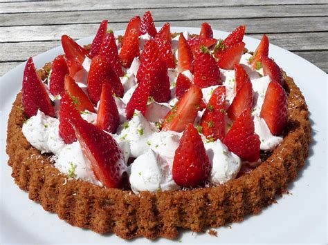 Tarte Renvers E Aux Fraises Chantilly Coco Recette Ig Bas