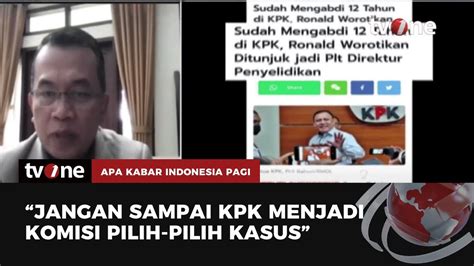 Polemik Pemberhentian Dirlidik Kpk Penuh Tanda Tanya Akip Tvone Youtube