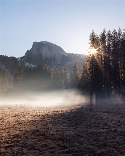 Half Dome Fog🌄 Rlandscape