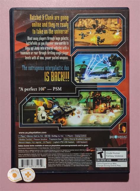 Ratchet Clank Up Your Arsenal Ps Game Ntsc English Language