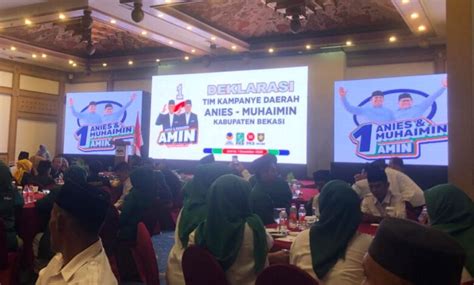 Program Pemenangan Amin Relawan Teti Lestari Ramaikan Deklarasi Tim